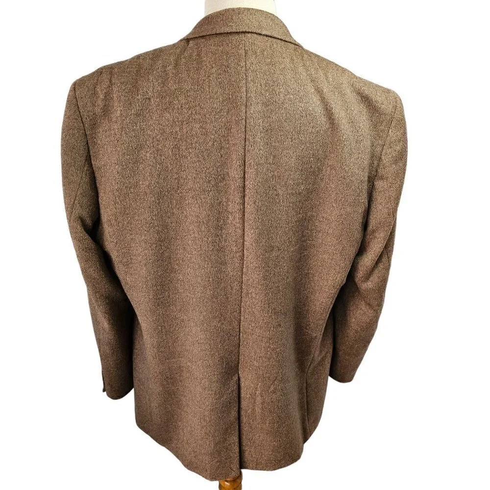 W H Belk 100% Camelhair 2 Btn Sport Coat Mens Size 44L 3